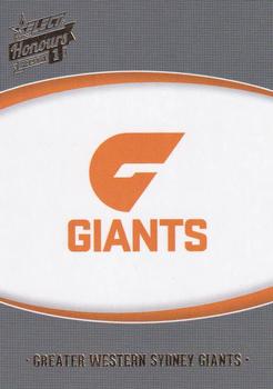 2014 Select AFL Honours Series 1 #101 Greater Western Sydney Giants Front
